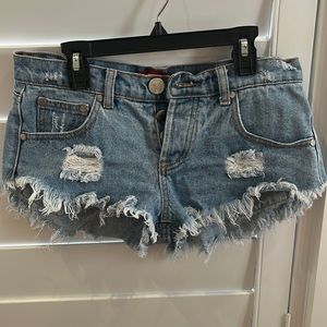 Jean shorts